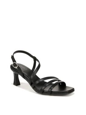 Naturalizer 9 Galaxy Black Strappy Slingback Heel